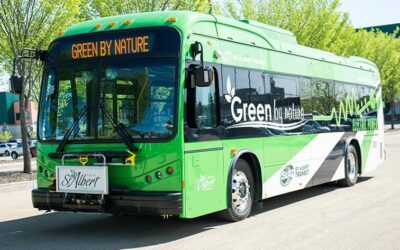 ST. ALBERT’S ELECTRIC BUS FLEET RECEIVES ALBERTA’S TOP ENVIRONMENTAL HONOUR