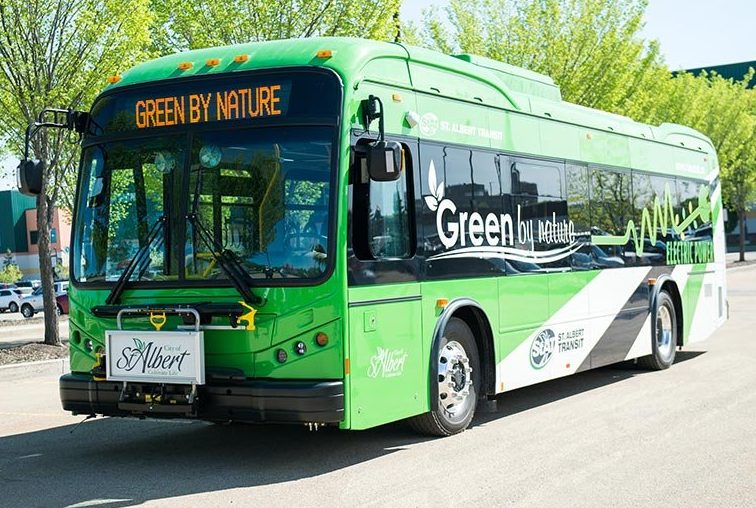 ST. ALBERT’S ELECTRIC BUS FLEET RECEIVES ALBERTA’S TOP ENVIRONMENTAL HONOUR